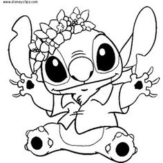 dessin lilo et stitch 2 a imprimer