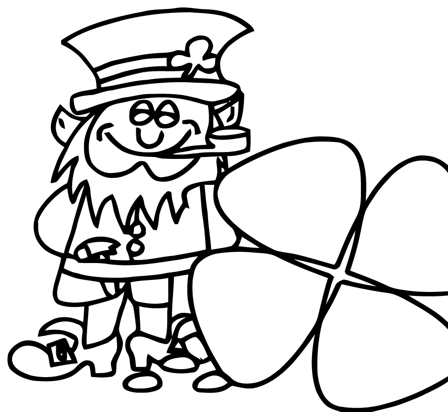 coloriage st patrick imprimer