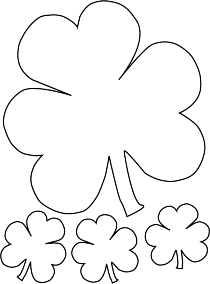 coloriage  dessiner a imprimer st patrick