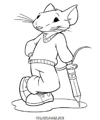 coloriage a imprimer stuart little