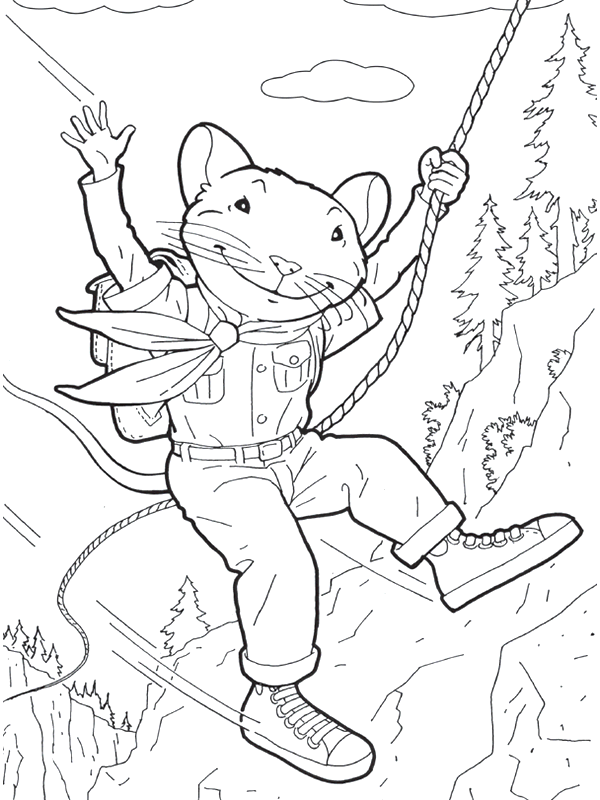 coloriage de stuart little a imprimer