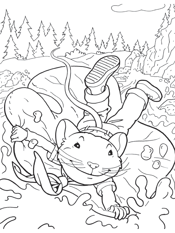 coloriage à dessiner de stuart little