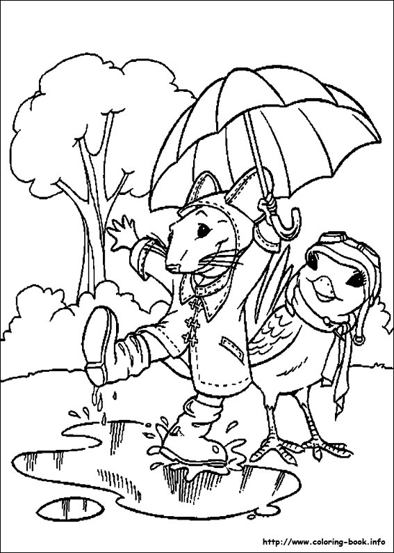 coloriage  dessiner stuart little imprimer