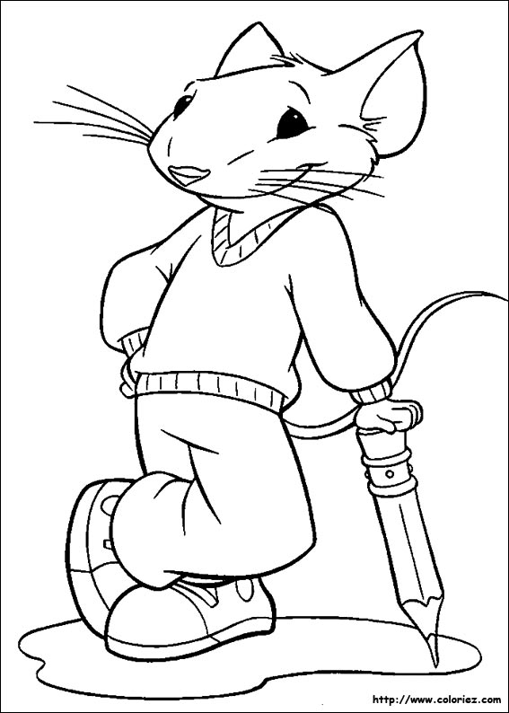 coloriage stuart little gratuit