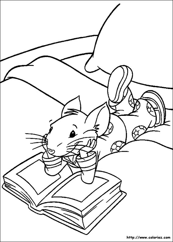 dessin  colorier stuart little 2