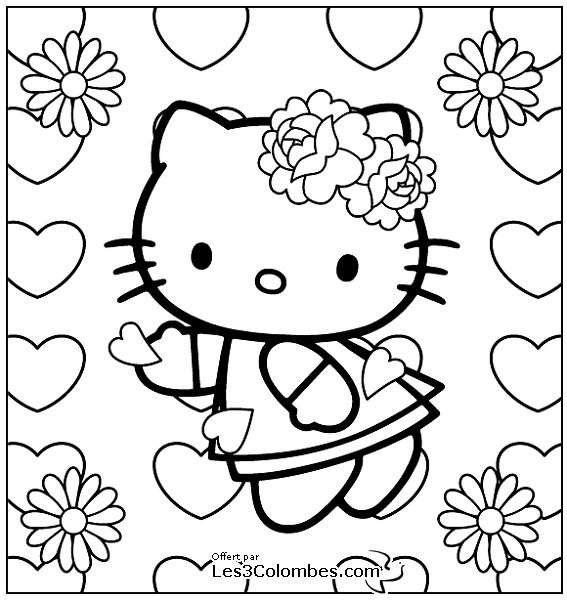 coloriage  dessiner de carte st valentin