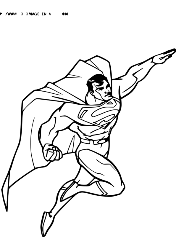 coloriage super hero