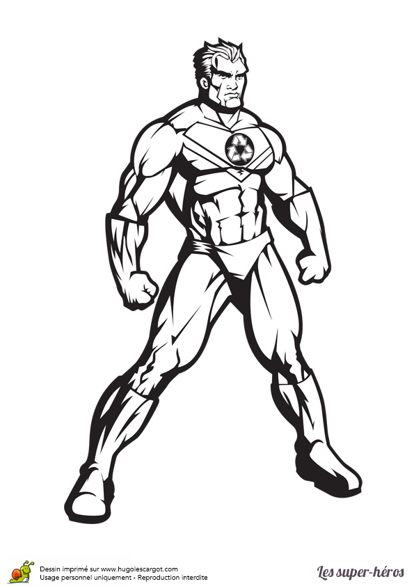 18 dessins de coloriage Super Héros Flash à imprimer