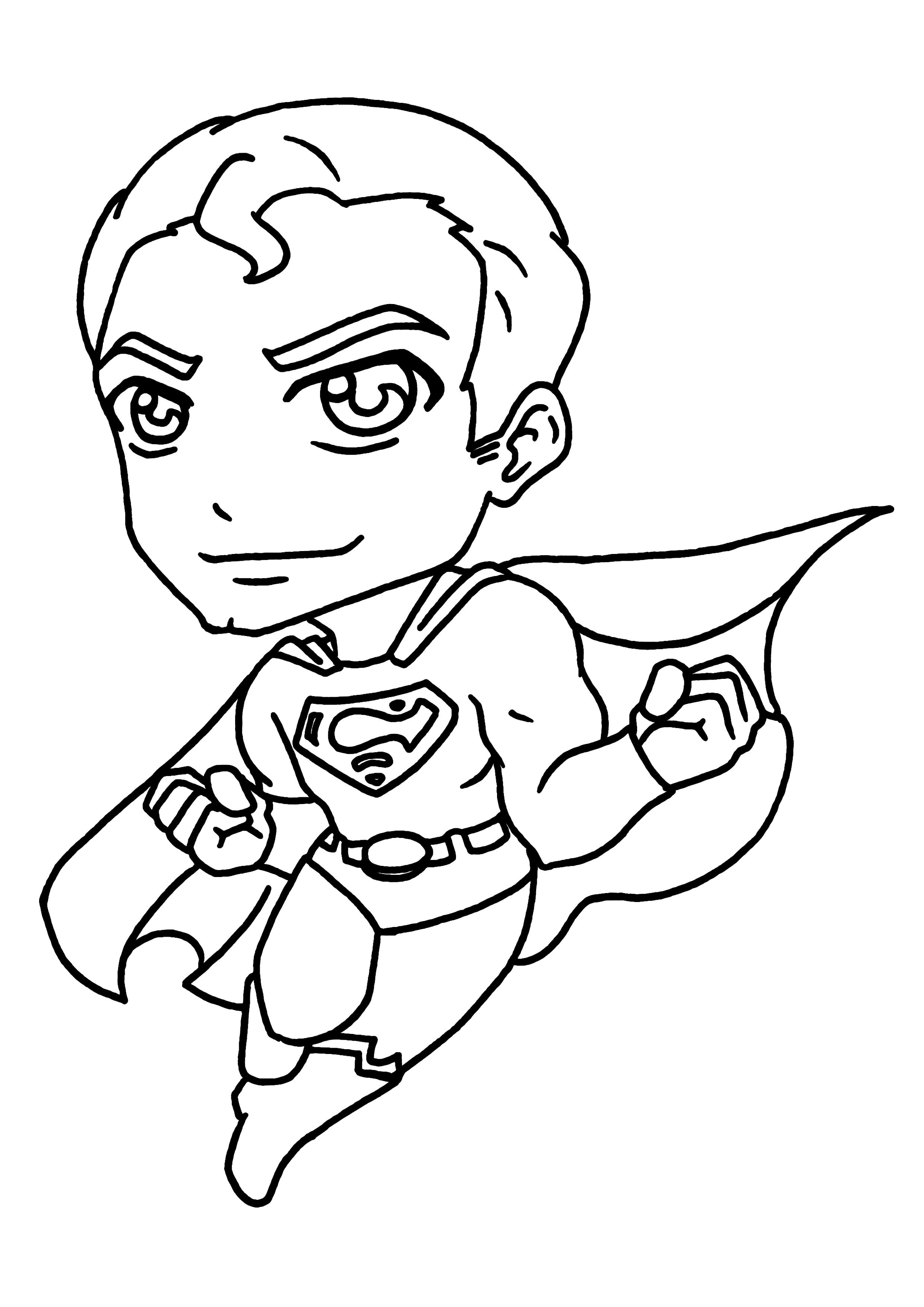 coloriage super heros gratuit