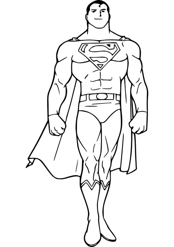 dessin d un super heros