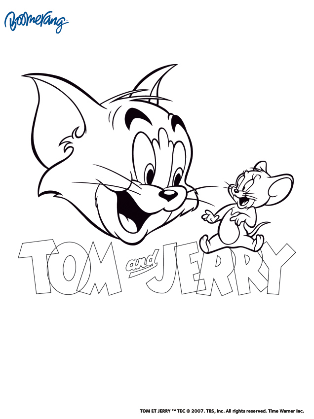 coloriage  dessiner  imprimer super tom