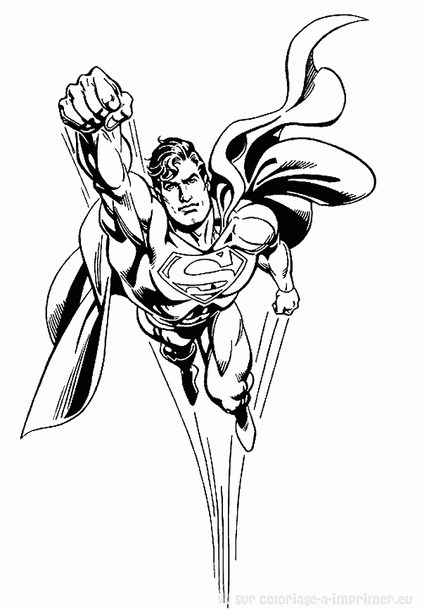 coloriage superman 2