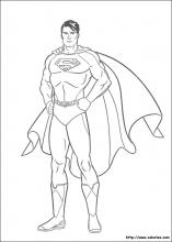 coloriage superman gratuit