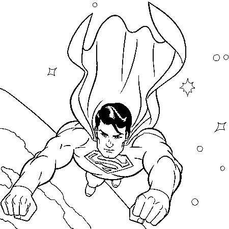 coloriage tv superman