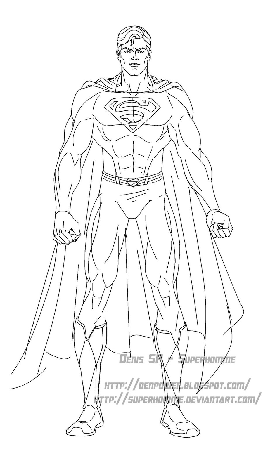 www.dessin à colorier superman