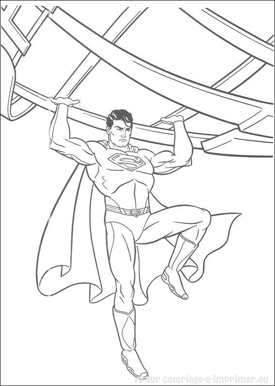 dessin superman et batman