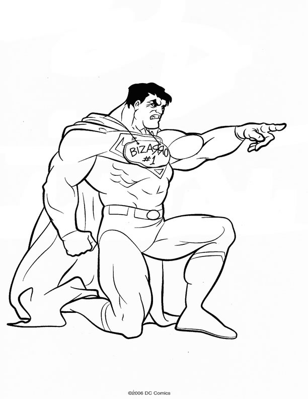 jeux dessin à colorier superman batman