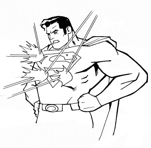 dessin de superman