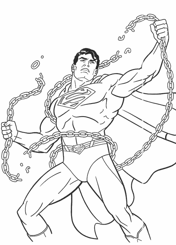 vrac dessin à colorier superman