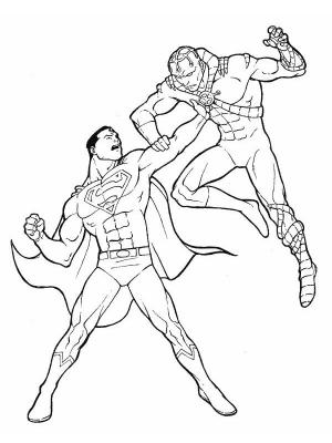 coloriage batman superman et spiderman