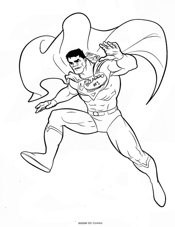 dessin magique de superman