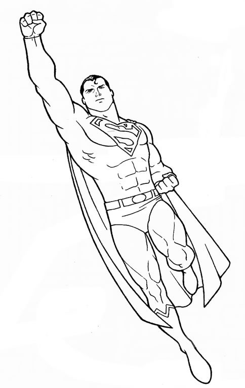 dessin masque superman