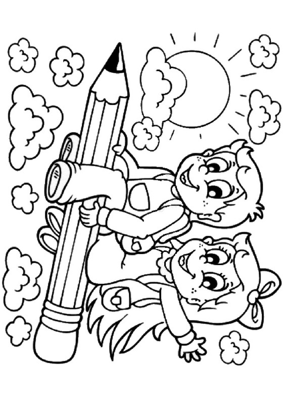 204 dessins de coloriage Sur le chemin de l'école à imprimer