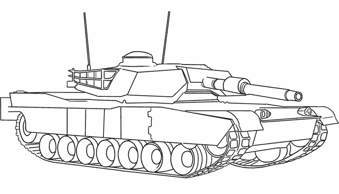 dessin gratuit de tank