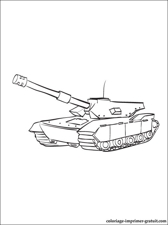 coloriage tank en ligne