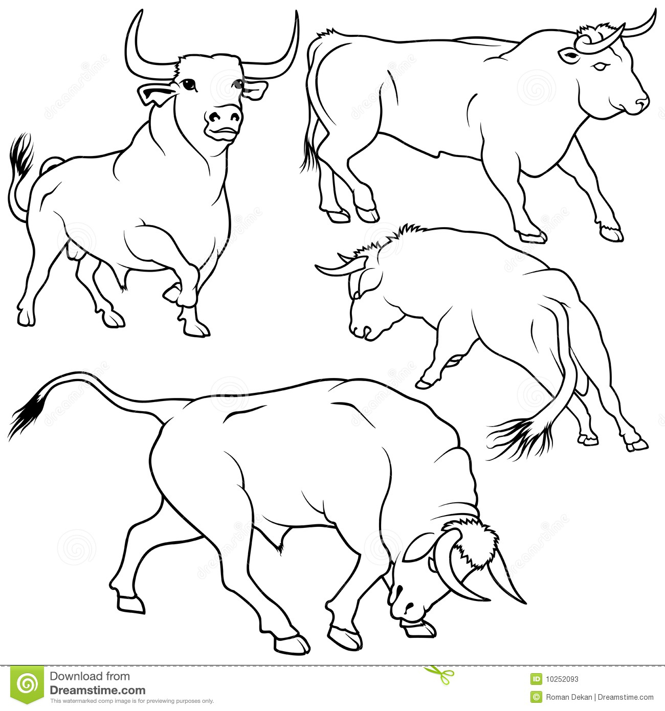 coloriage taureau vache veau