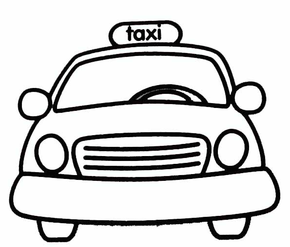 coloriage taxi de new york