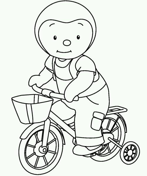 coloriage t choupi et son cartable