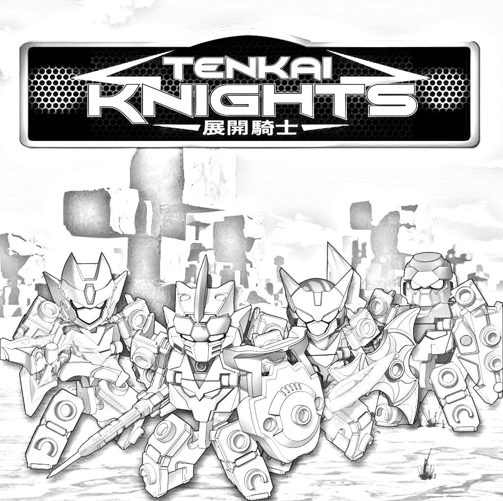 tenkai knight bravenwolf coloring pages - photo #4