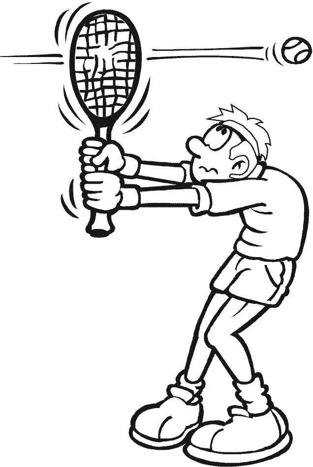 dessin raquette tennis