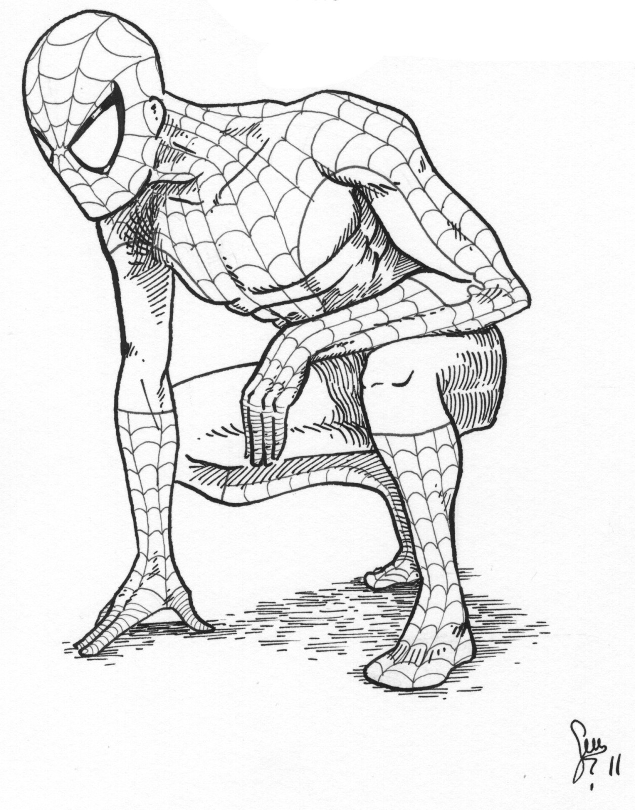 coloriage the spectacular spiderman