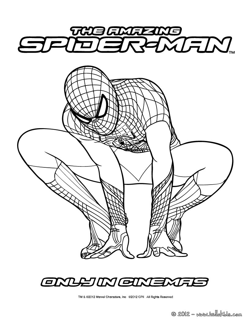 dessin spectacular spiderman