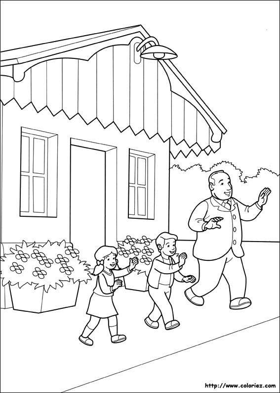 coloriage en ligne thomas et ses amis