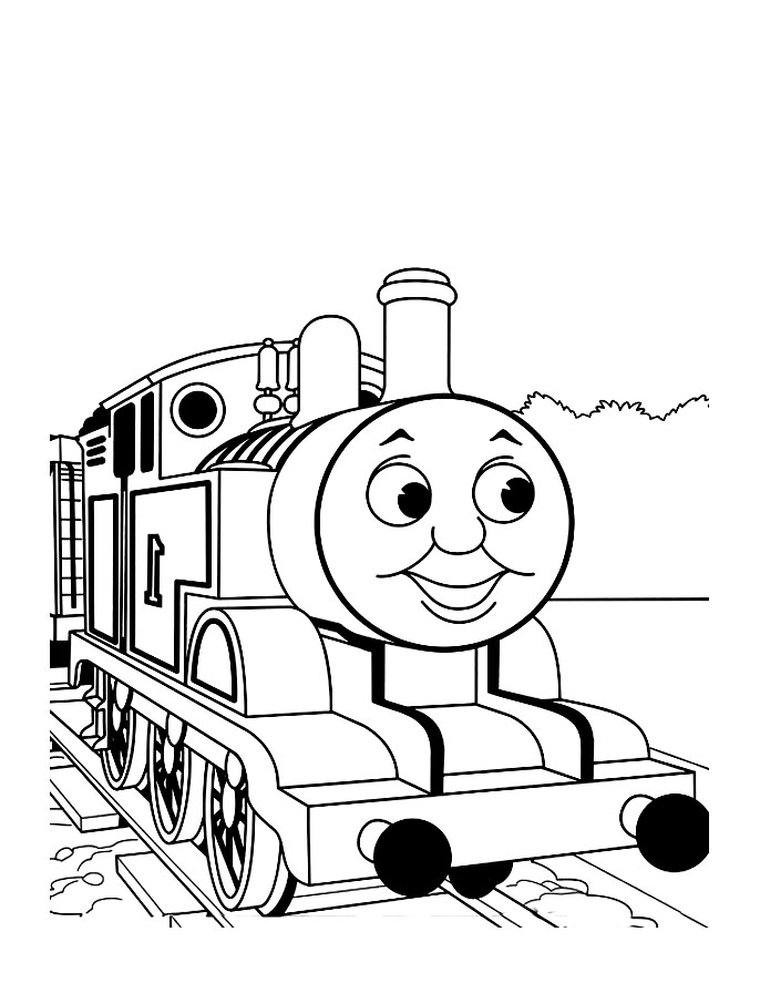 coloriage thomas le train et ses amis