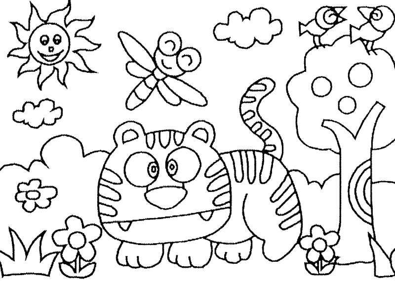 colorier un tigre en ligne