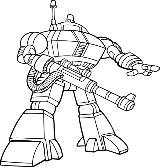 Dessin De Robot Car Polly