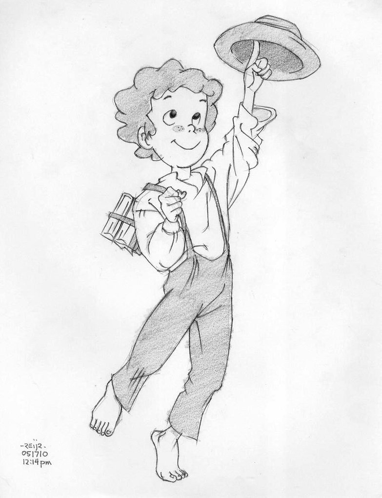 coloriage tom sawyer