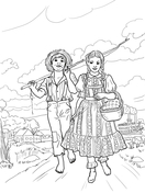 coloriage tom sawyer gratuit