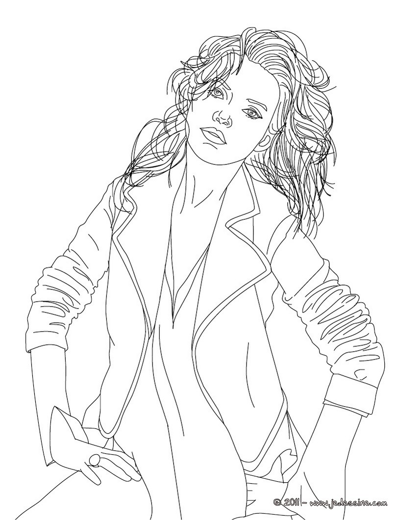 coloriage de top model a colorier sur l ordinateur