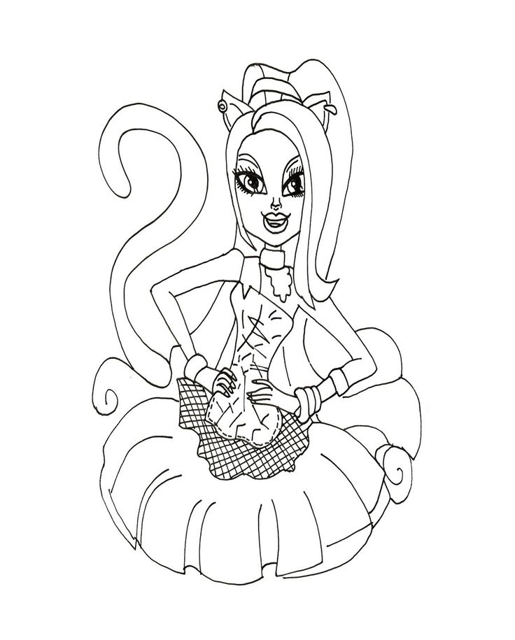 dessin de toralei monster high