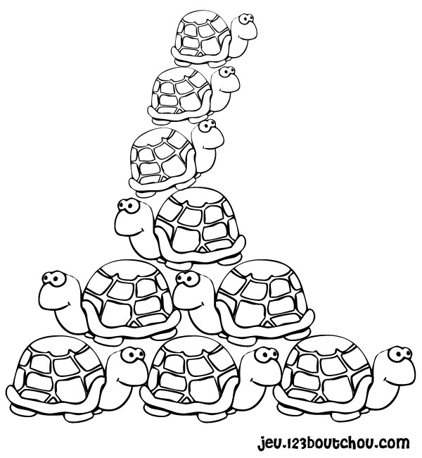 20 dessins de coloriage Tortue De Terre à imprimer coloriage tortue de terre