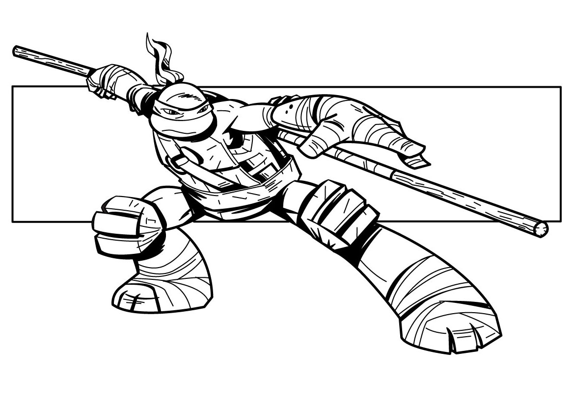 coloriages tortues ninja - Coloriages TORTUES NINJA TORTUES NINJA à colorier