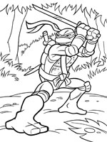 coloriage à dessiner tortue ninja maternelle