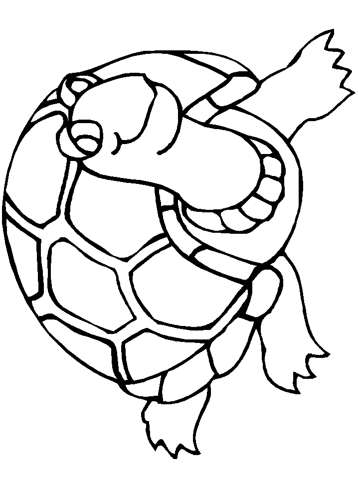 dessin à colorier les tortues ninja