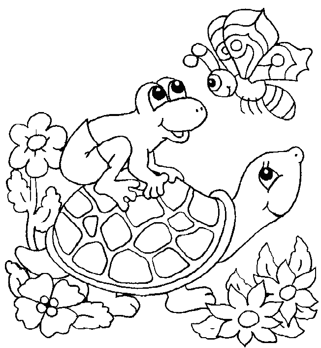 dessin tortue de mer gratuit