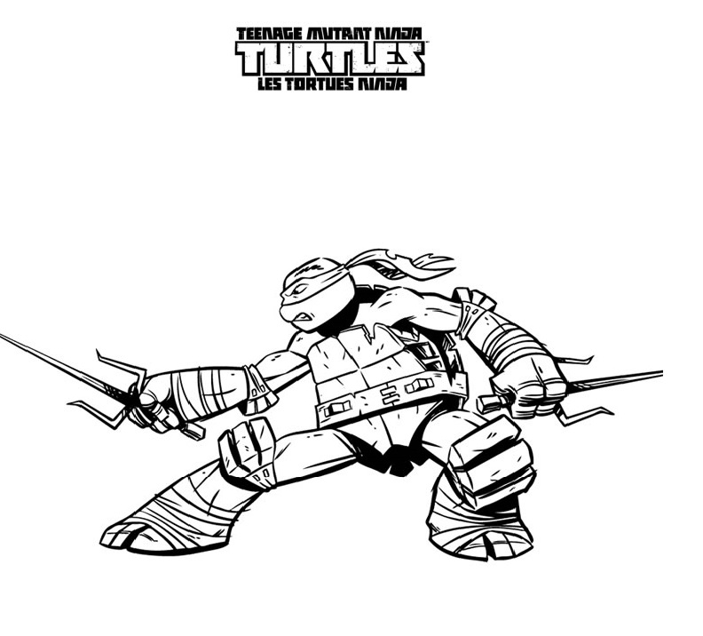 dessin tortue ninja shredder